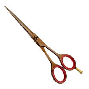 กรรไกรตัดผมสแตนเลสมืออาชีพขายดีสีโรสโกลด์มีหลายขนาด - Product Image 1