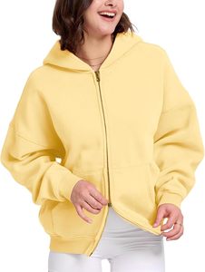 Sweat-shirts à capuche courts pour femmes en polaire, tendance, avec demi-zip et quart de zip, vêtements d'hiver avec poches - Product Image 5