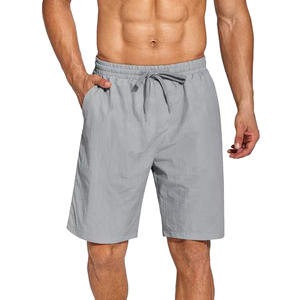 Shorts de plage pour hommes personnalisés, décontractés, délavés à l'acide, avec logo sur mesure, pour le fitness, la course à pied, les activités de plein air, séchage rapide - Product Image 1