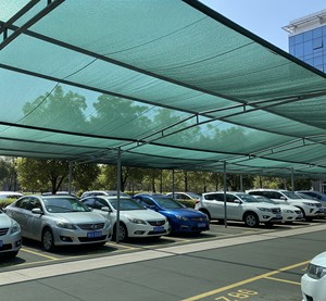 <b>Green</b> Shade Sail Canopy Sun Shade <b>Net</b> Car Parking Shelter Patio Garden Roof Cover Custom Size - Product Image 2