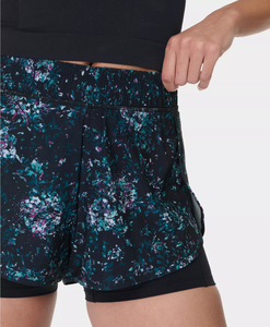 Shorts en jean tendance pour femmes, taille haute, ourlet à volants, jambes larges, élégants et confortables, shorts d'été - Product Image 5