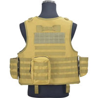Chaleco Táctico de Nailon/Poliéster Impermeable de Alta Calidad y Tamaño Ajustable para Entrenamiento al Aire Libre