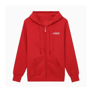 Wholesale Sweatshirt Custom Puff Printing Logo Winter Heavyweight Zipup Hoodie for Men and Women Streetwear by Manufacturers - Product Image 3