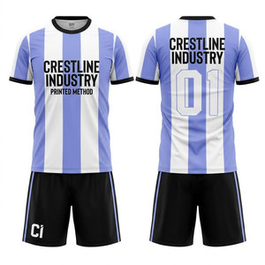 Men Youth Soccer Team Uniform Custom Football Kit Sublimation Printed Jersey Set Custom Logo Football Uniform Set - Product Image 1