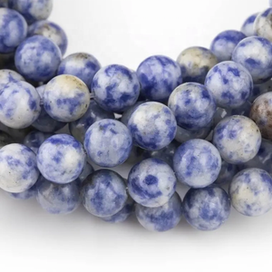 N N Exports Perles rondes lisses en sodalite naturelle de 10 mm, en fil, prêtes à l'achat, perles en vrac pour la fabrication de bijoux DIY, directement du fournisseur - Product Image 4