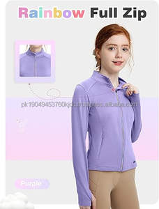 Vêtement de danse d'échauffement personnalisable unisexe pour adultes 2025, qualité supérieure, veste d'équipe de danse de cheerleading en nylon/polyester - Product Image 4