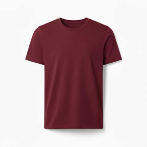 Manufacturer's High Quality Men's T-Shirts Cotton Jersey Crew-Neck T-Shirt Customization Embroidery Puff Print Silicon <b>logo</b> - Product Image 1