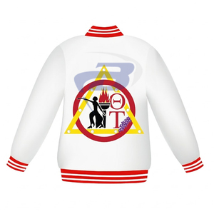 Delta | Sigma | Theta Sorority Baseball Lettermen Varsity <b>Jacket</b> High Quality Fabric College Men Bomber Baseball Varsity <b>Jacket</b> - Product Image 2