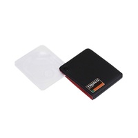 Loupe de poche TRUSCO SUT-10 10x à lentille en verre, finition chromée satinée, garantie 3 ans, 47x28x17mm – Produit très demandé du Japon
