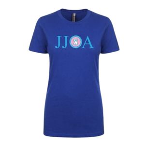 Jack and Jill Philadelphia T-shirt à manches courtes bleu royal pour femme, en coton, décontracté, confortable, pour tous les jours, vêtements pour événements - Product Image 1