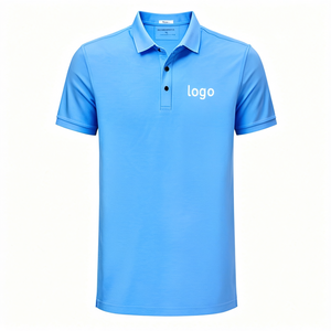 Camiseta de Golf de Manga Corta para Hombre, Personalizada con Logotipo, Talla Grande, Secado Rápido, 100% Poliéster, Tejido Sólido - Product Image 3