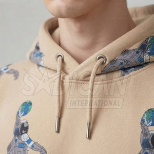 Sweat à capuche ample de qualité supérieure pour homme, avec impression intégrale, style pull, en tissu polaire écologique, pour un usage décontracté - Product Image 5