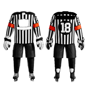 Conjunto de Jersey de Hockey sobre Hielo de EE. UU. para Hombre, Manga Larga, Sublimado, Absorbente de Humedad, Cuello en V, Corte Atlético, Ropa Deportiva de Invierno para Adultos - Product Image 4