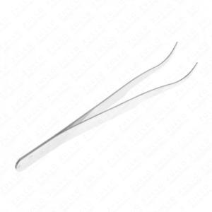 Custom Printed Eyelash Tweezers Stainless Steel Curved & Slant Tip Lash Extension and Eyebrow Grooming <b>Tool</b> Set - Product Image 4