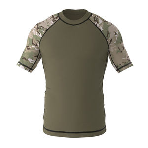 Chemise de compression anti-UV confortable et extensible, design OEM, manches longues, unisexe, adultes, couleur personnalisée, 100% polyester - Product Image 1