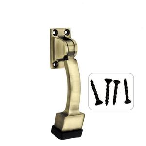 Butée de porte élégante en métal massif finition antique pour la maison et le bureau - Product Image 2