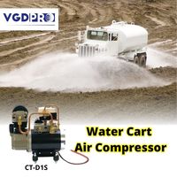 Compresseur d'air embarqué professionnel 12V CC, étanche, petit, puissant, robuste, sans huile, pour excavatrice et camion