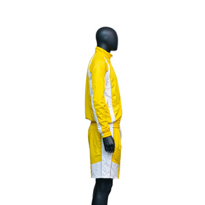 Most Trendy 100% Nylon Windbreaker Tracksuit Set Men Zip Up Stand Collar <b>Jacket</b> With Drawstring Shorts Quick Dry Leisurewear Set - Product Image 4
