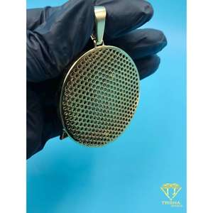 Colgante de Estrella TAR de Lujo Estilo Hip Hop con Acabado de Diamantes, Colgante de Estrella TAR con Incrustaciones de Diamantes para Hombre, Colgante de Estrella TAR con Incrustaciones de Diamantes, Colgante de Hip Hop - Product Image 2