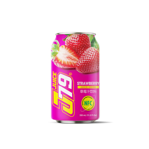 Bebida de jugo de fresa de 330 ml, nunca concentrada, jugo natural, fabricante de bebidas de marca privada OEM ODM, Vietnam - Product Image 1