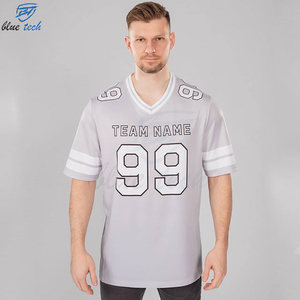Premium Sublimated Breathable Short Sleeve American Football Jersey Custom Team Logo Print 100% Polyester OEM/ODM Service - Product Image 1