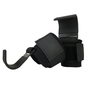 สายรัดข้อมือนีโอพรีนแบบหนาพิเศษสำหรับยกน้ำหนักในยิม พร้อมตะขอเกี่ยว  รับทำโลโก้และสีตามสั่ง  สินค้ามาใหม่ - Product Image 2