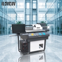 Printer Akrilik Flatbed Inkjet 9060UV dengan Solusi Hot Stamping Tinggi 15cm untuk Bahan Flex, Egg Tube & Bill