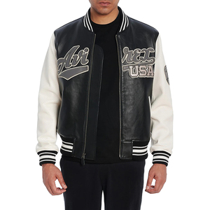 แจ็คเก็ตวาร์ซิตี้ปักโลโก้ตามสั่งสำหรับผู้ชาย แจ็คเก็ตสไตล์วิทยาลัยคุณภาพสูง ผู้ผลิต OEM ODM รับสั่งผลิตจำนวนมาก - Product Image 1