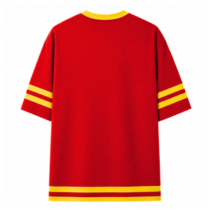 เสื้อเชิ้ตชมรมนักศึกษา NSPDK แบบสั่งทำพิเศษ ปักโลโก้ด้านหน้า สีแดงและสีทอง เสื้อยืดแขนสั้นโพลีเอสเตอร์สำหรับผู้หญิง เสื้อผ้าสไตล์กรีก - Product Image 3