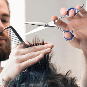 Tijeras de Peluquería Profesionales QORVEX INSTRUMENTS de Acero Inoxidable, Punta Recta y Afilada, Diseño Ligero para Diestros - Product Image 6