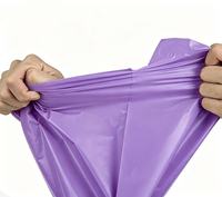Enveloppe en polyéthylène durable en gros, sac d'expédition en plastique écologique, pochette d'expédition personnalisée avec poignée