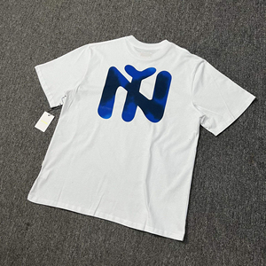 T-shirt blanc à motifs d'été, 240g coton, pour hommes, motifs variés, fabricants sur mesure, vente en gros de t-shirts - Product Image 5