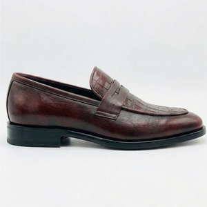 Chaussures habillées Oxford pour hommes en cuir véritable, nouveau design, bout carré, automne - Product Image 3