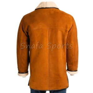 Veste en cuir pour homme, nouvelle production, très demandée, en fourrure de mouton et sherpa, pour l'hiver, en vente en gros. - Product Image 4