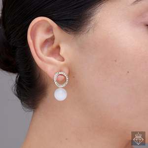 Boucles d'oreilles élégantes en perles miraculeuses de PRAO - Product Image 2