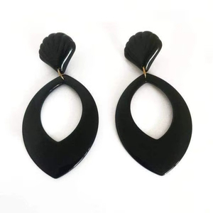 Handmade Fashion Resin Earring Handcrafted Resin Fashionable Resin Earrings for Women Valentine Day <b>Gift</b> - Product Image 1