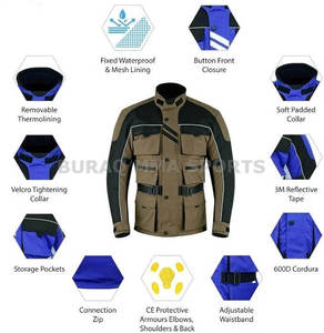 Traje de Motocicleta Cardura, Ropa de Motociclismo Textil, Traje de Moto de Dos Piezas - Product Image 3