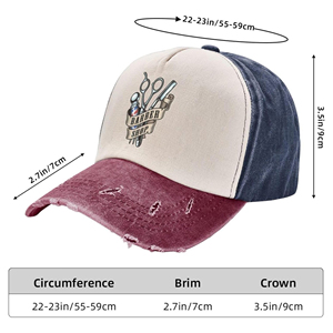 Gorro de Barbero Ligero para Estilistas Profesionales, Novedad 2026, Gorro de Barbero con Impresión Personalizada para Salón de Belleza - Product Image 3