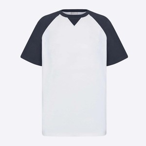 Camiseta de Lujo para Hombre, Tejido Jersey de Alta Calidad, 300 g/m², Talla Grande, con Logotipo Personalizado en la Parte Delantera, Cuello Redondo, Manga Corta, Tejido Grueso - Product Image 4