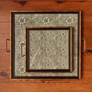 Plateau universel en bois imprimé, plateau multifonction en bois imprimé pour l'organisation de la maison, plateau de haute qualité en gros - Product Image 1