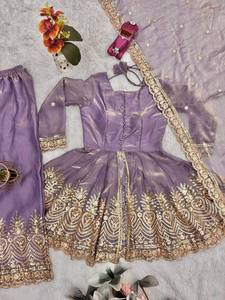 Nuevo traje tradicional de diseñador para fiestas, top elegante con bordados, salwar, traje indio pakistaní para boda, Eid, Diwali, para mujer. - Product Image 5