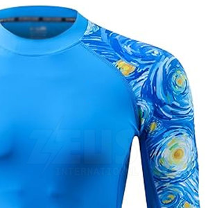 Camiseta de manga larga para hombre, diseño personalizado, nueva, para adultos, hecha con spandex/poliéster, para venta al por mayor. - Product Image 6