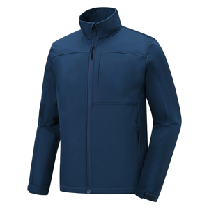 Veste softshell homme haute qualité pour sports d'hiver en plein air, col montant, respirante - Product Image 1