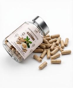 Cápsulas de Extracto Puro de Raíz de Ashwagandha, Suplemento Herbal para el Bienestar, Disponible al por Mayor - Product Image 3