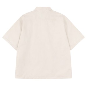 Camisa Acolchada de Manga Corta para Hombre, Ligera, Informal, de Verano, Estilo Urbano, Corte Holgado, Transpirable, para Uso Diario - Product Image 2