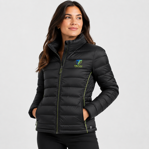 Premium Women Puffer <b>Jacket</b> Anti Wind Heated Insulated Stand Collar Durable Stitch Custom Branding Export Women Puffer <b>Jacket</b> - Product Image 1