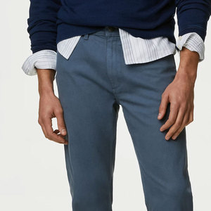 Mens Pure Cotton Breathable Eco-Friendly Canvas Lightweight Rigid <b>Jeans</b> for <b>Indigo</b> Selvedge 90s Straight Leg Loose Fit Workwear - Product Image 6