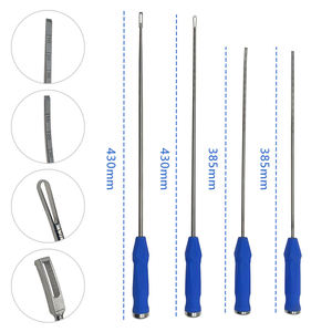 Juego de Herramientas Quirúrgicas Azicon para Preparación de Placas Intervertebrales, Raspador de Discos, Cureta Espinal, Discectomía y Fusión - Product Image 2