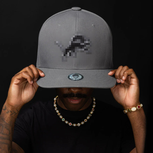 2026 Factory Wholesale New Custom 6 Panels Big Baseball Giant Custom <b>Flat</b> Brim Oversize Fitted Oversized <b>Cap</b> - Product Image 3