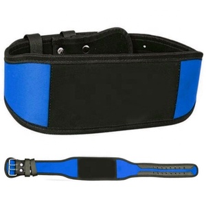 Safety Gym 13mm Adjustable Soft Genuine Leather Customizable Powerlifting Lever <b>Belt</b> for Adults with Comprehensive Protection - Product Image 5